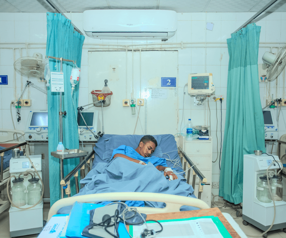 ICU Patient Care in an Isolation Room
